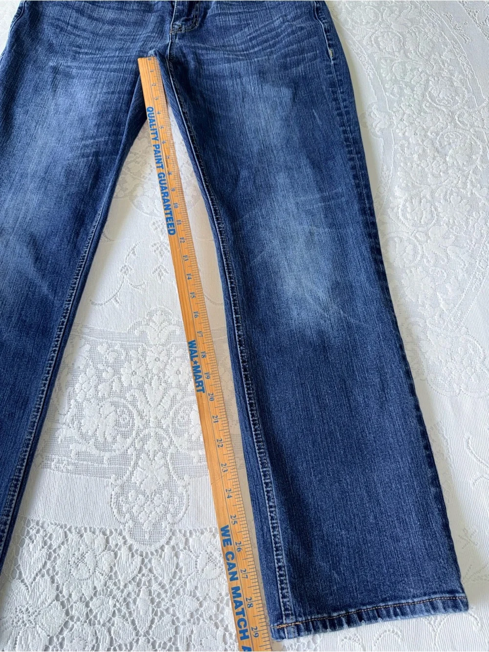 Seven7 Premium Denim Co. Men's Straight Fit‎ Blue Jeans Wash W34